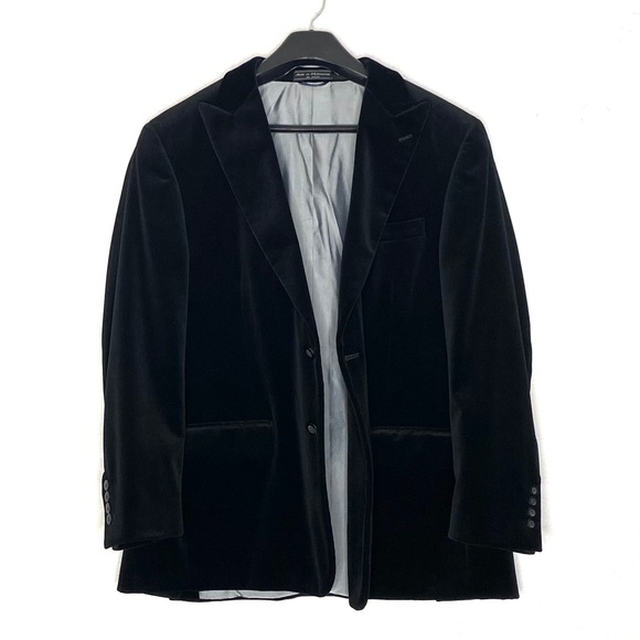 Palo Savino Velvet Blazer - Picture 5 of 16